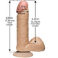 The Realistic Cock 6 Inch Dildo Flesh Pink